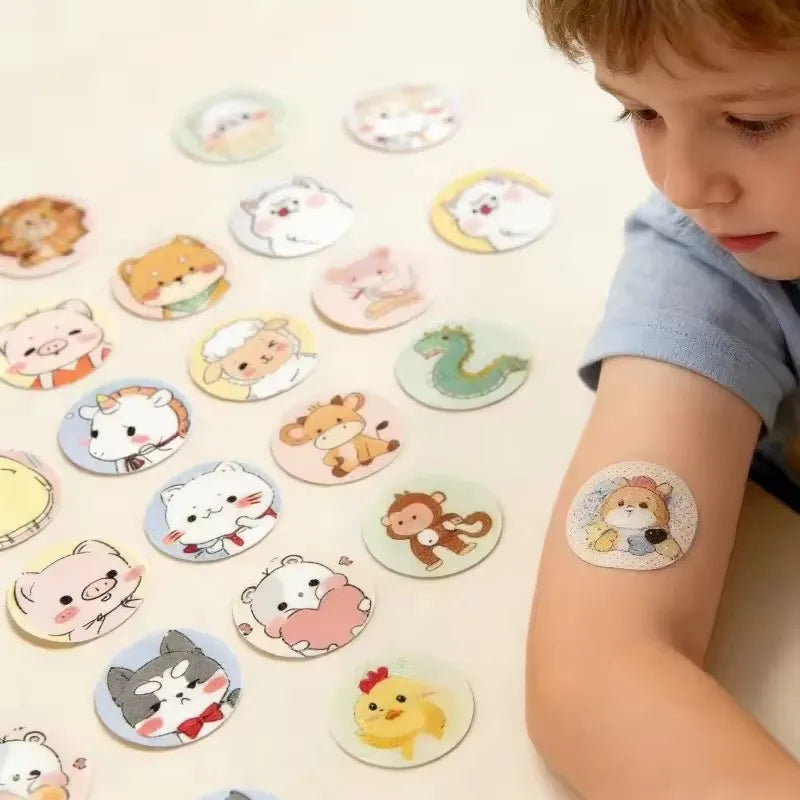 100-Pack Cartoon Waterproof Adhesive Bandages for Kids Adhesive Bandages HIP