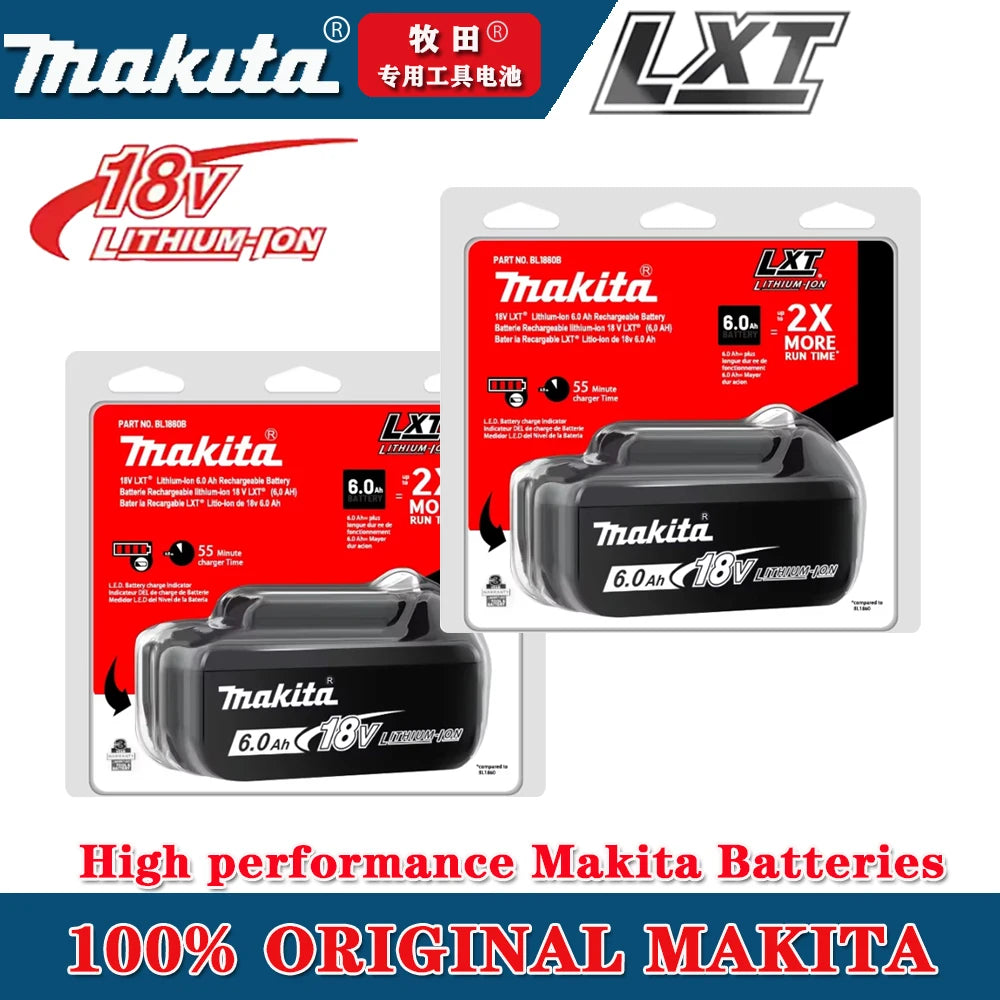 Makita 18V 6.0Ah Li-Ion Battery BL1860 BL1850B BL1830B Compatible Power Tool Battery HIP