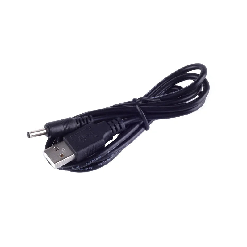 USB-A to DC 3.5mm×1.35mm Power Cable 1.2M | Black USB Power Cable HIP