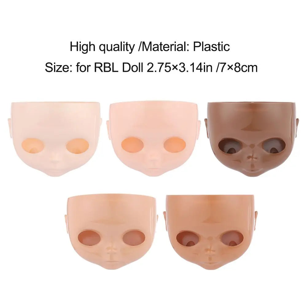DIY Doll Face Practice Head – Makeup & Eyelash Model 7×8cm Doll Face Practice Head HIP