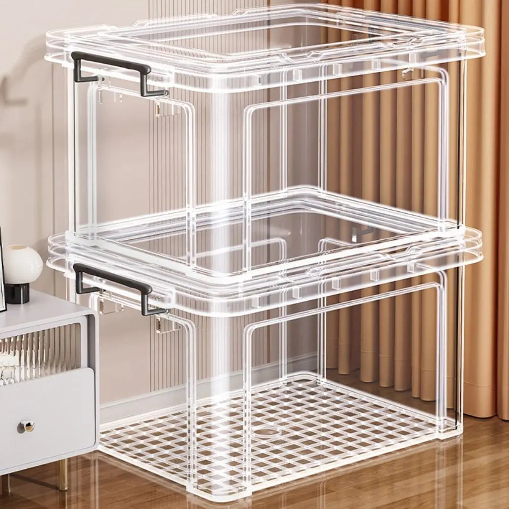 Clear Storage Bins with Lids & Latches – BPA-Free Organizer Storage Bins HIP