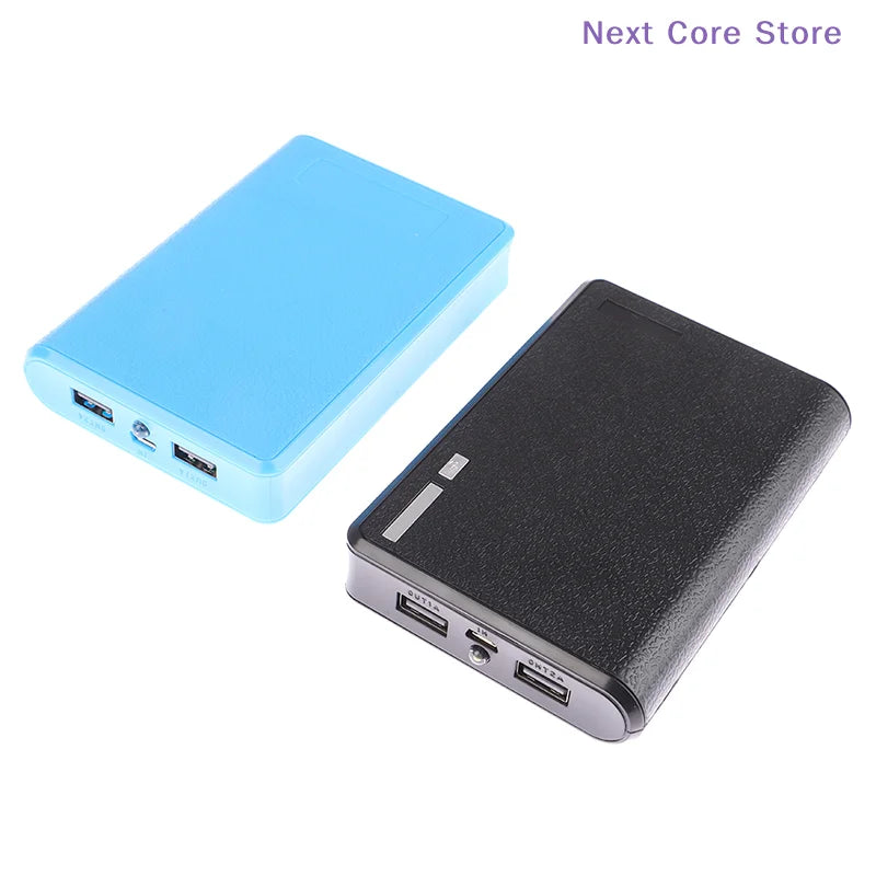 4×18650 DIY Power Bank Case – 5V Dual USB Charging Shell DIY Power Bank Case HIP