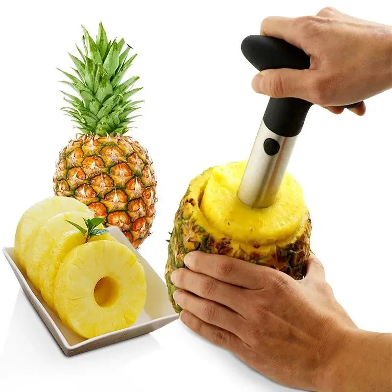 Stainless Steel Pineapple Peeler Corer Slicer – Kitchen Tool Pineapple Corer Slicer HIP Default Title
