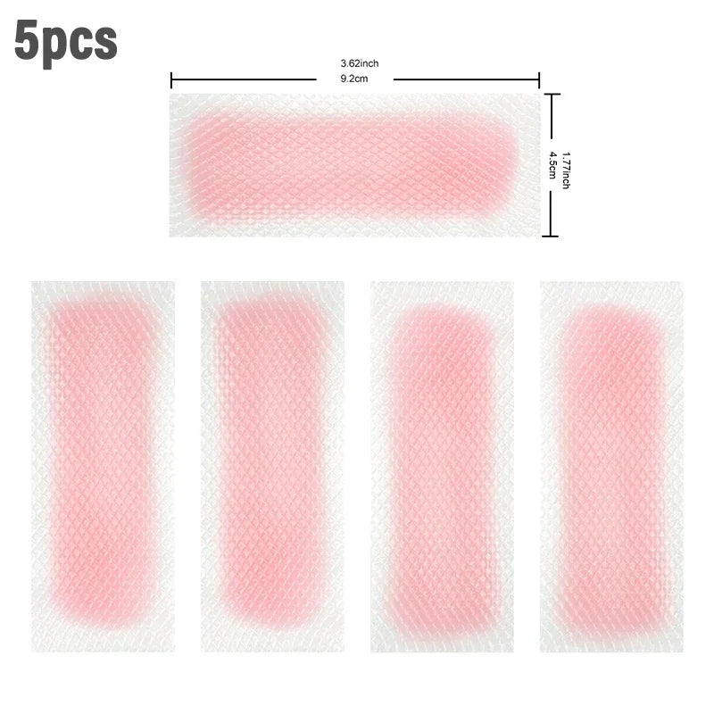 5/10/15/20stick Professional Hair Removal Wax Strips for Summer Depilation Double Sided Cold Wax Paper for Leg Body Face Useful HIP 5Pcs Pink