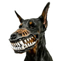 Dog Mask Halloween Mask Mobile Jaw Pet Dog Realistic Mischief Dog Mask Pet Teeth Halloween Role Playing Prop Medium Large Dog HIP Without Blood S