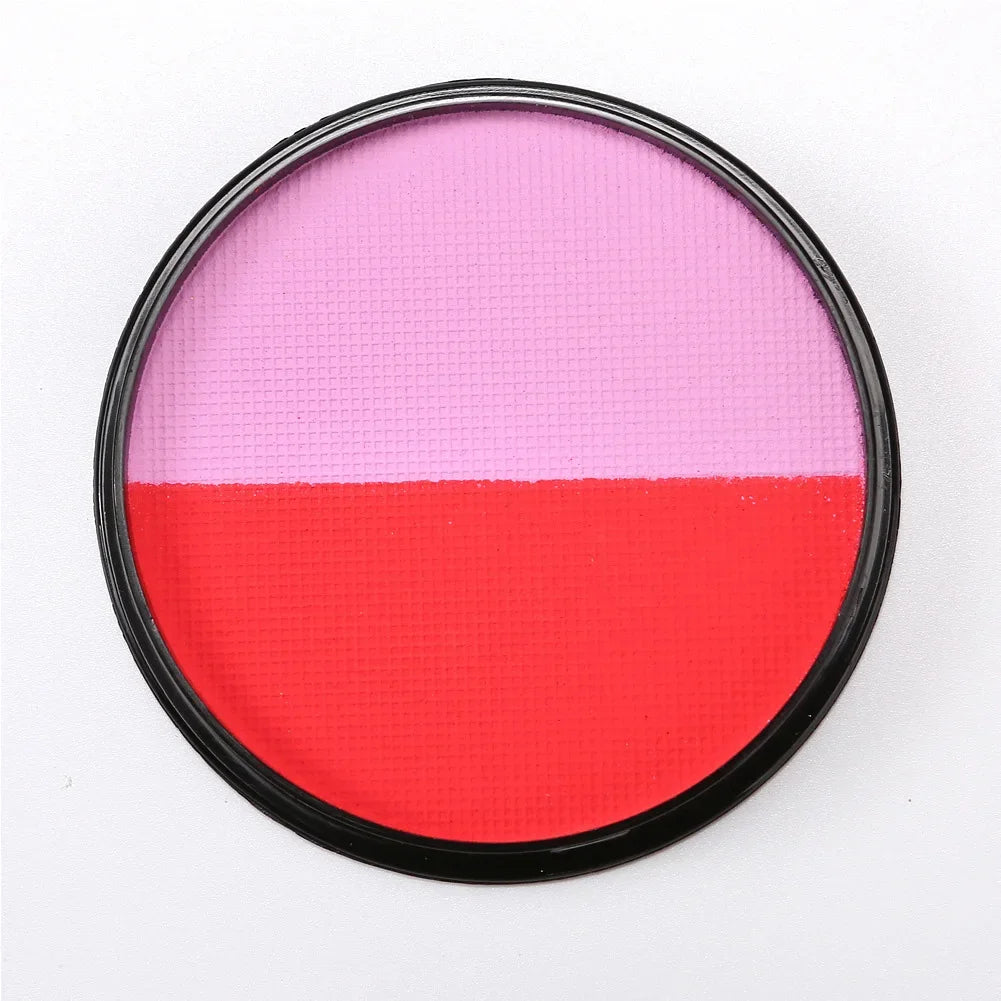 Halloween Makeup Facial Paint Cosplay Supplies Festival Party DIY Cosplay Decor 30g Double Color Water Based Body Face Paint HIP 02