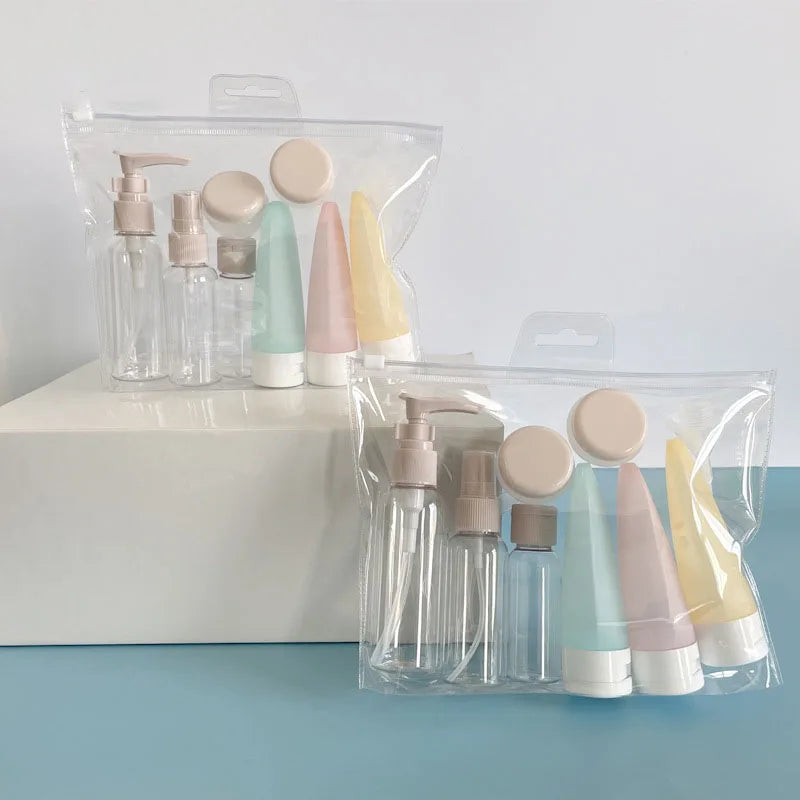 11-Piece Refillable Travel Bottle Set – TSA-Approved Kit Travel Bottle Set HIP