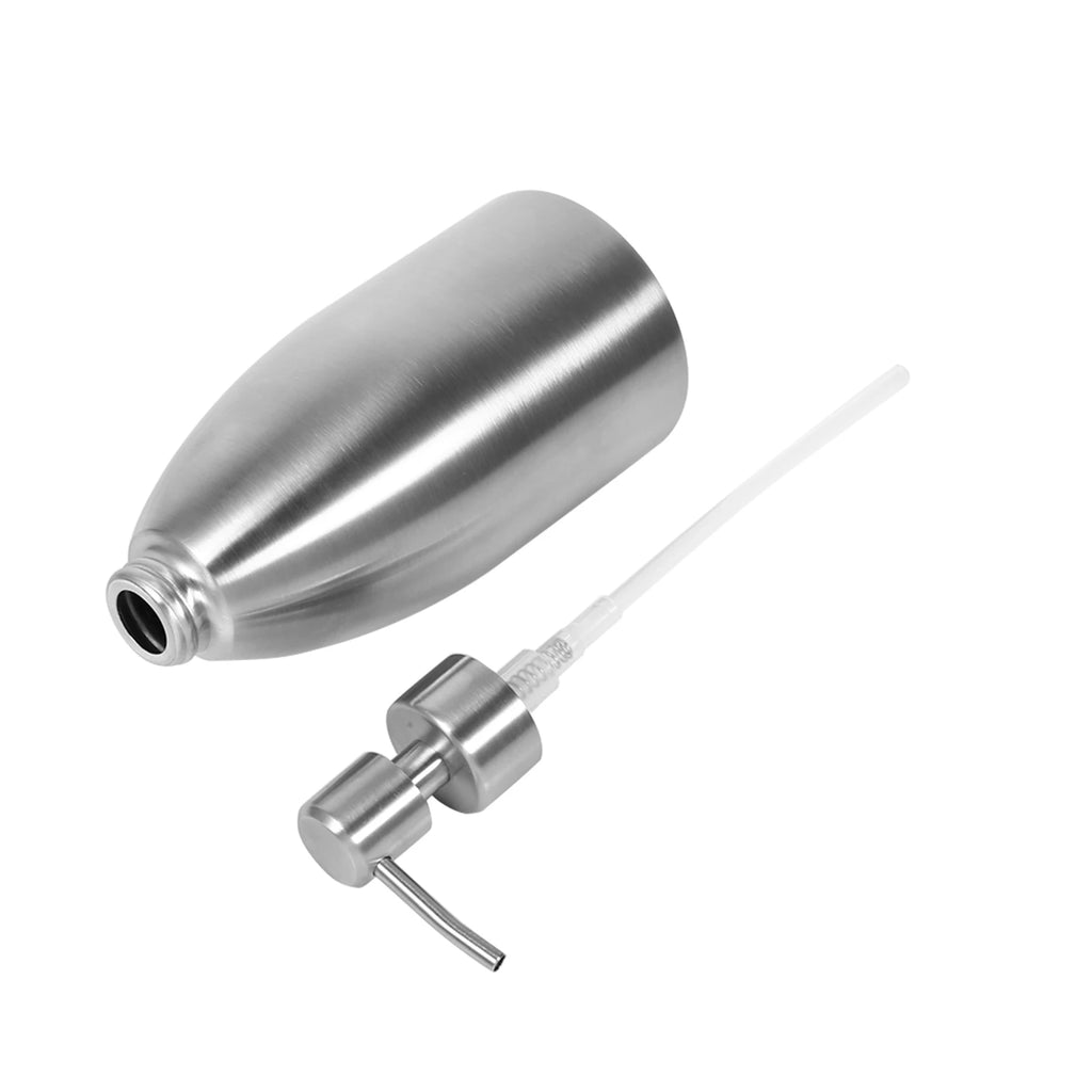 500ml Stainless Steel Soap Dispenser Kitchen Sink Faucet Bathroom Shampoo Box Soap Container Shampoo Box Liquid Soap Dispenser HIP