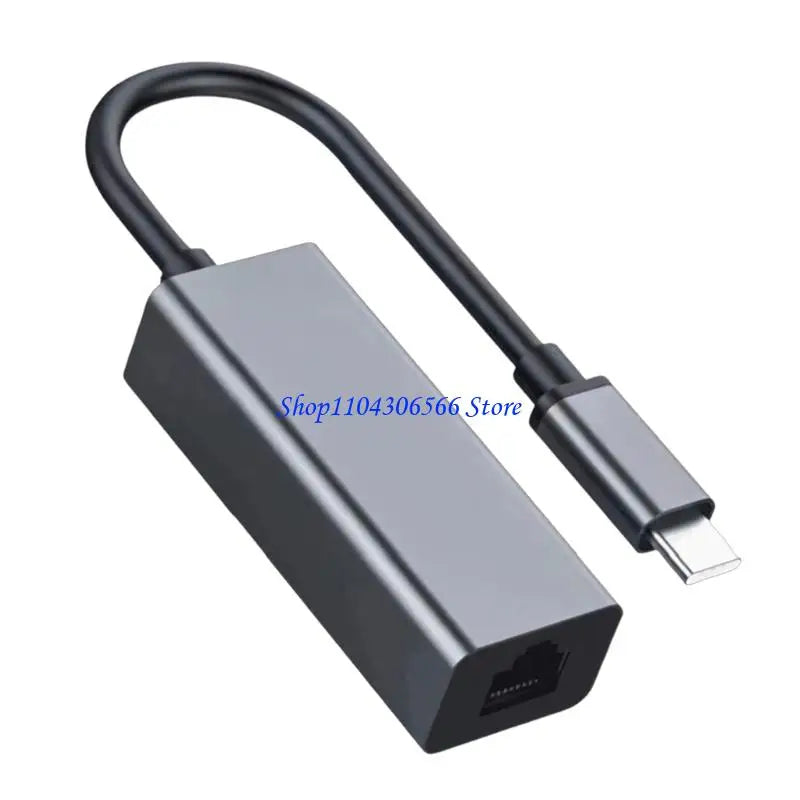 USB-C to RJ45 Ethernet Adapter 100Mbps – Plug & Play USB Ethernet Adapter HIP