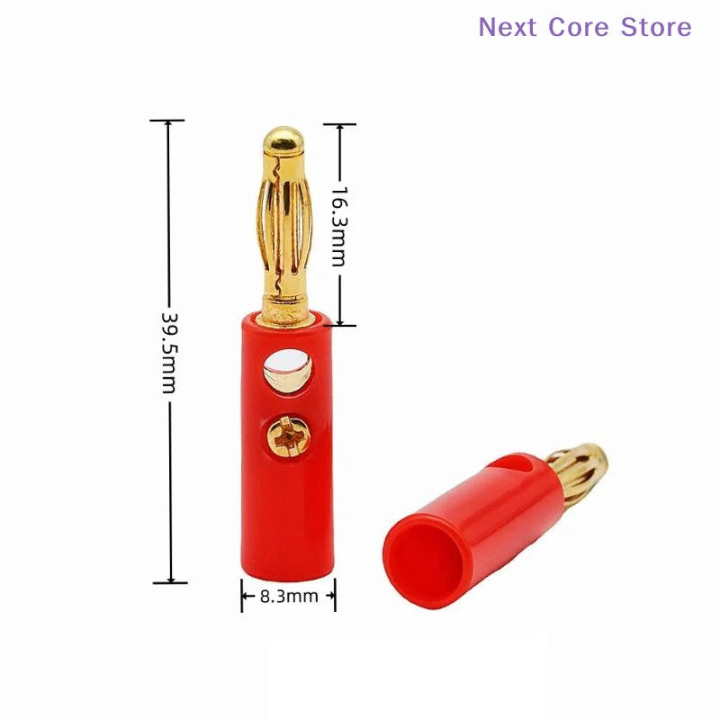 10-Piece 4mm Banana Plug Socket Terminal Set – Audio & DIY Electrical Connector Kit HIP