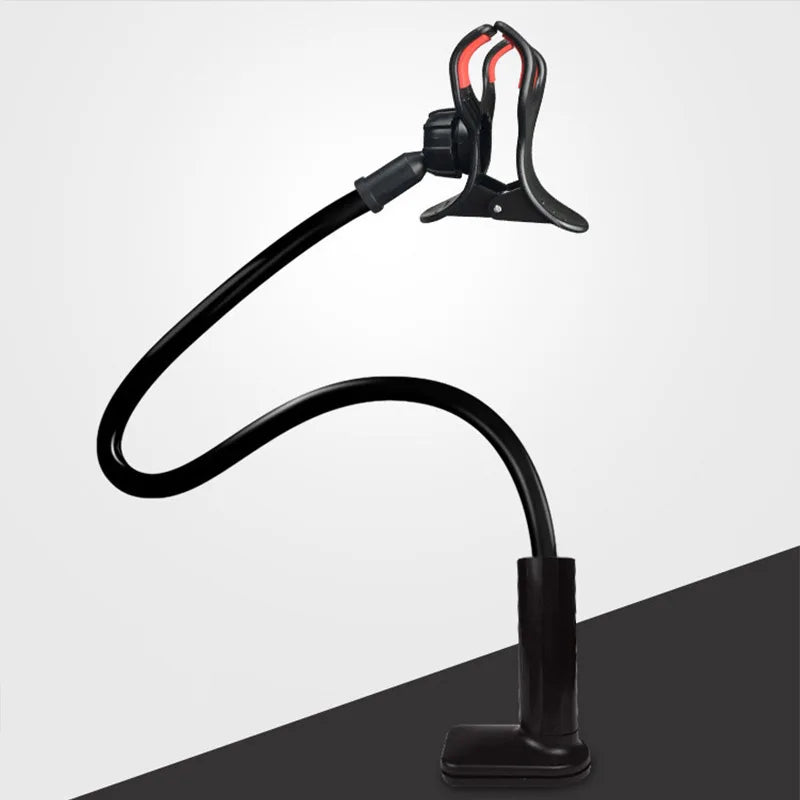 Flexible Gooseneck Phone Holder – Lazy Clip Stand for Desk & Bed Phone Holder Stand HIP Black