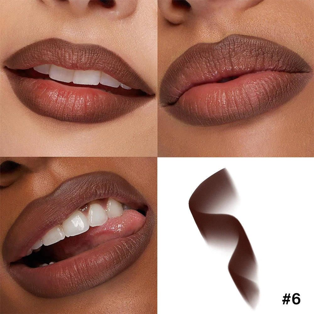 Lip Gloss & Lip Liner Set Long Lasting HydratingLip Gloss Lip Stain Contour for Every Makeup Style Women Lip Cosmetics Kit HIP