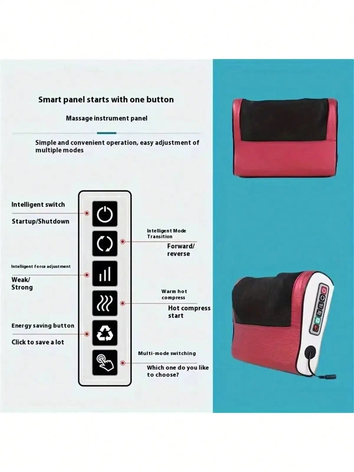 Neck & Shoulder Kneading Massager with Hot Compress | AXH Neck Shoulder Massager HIP