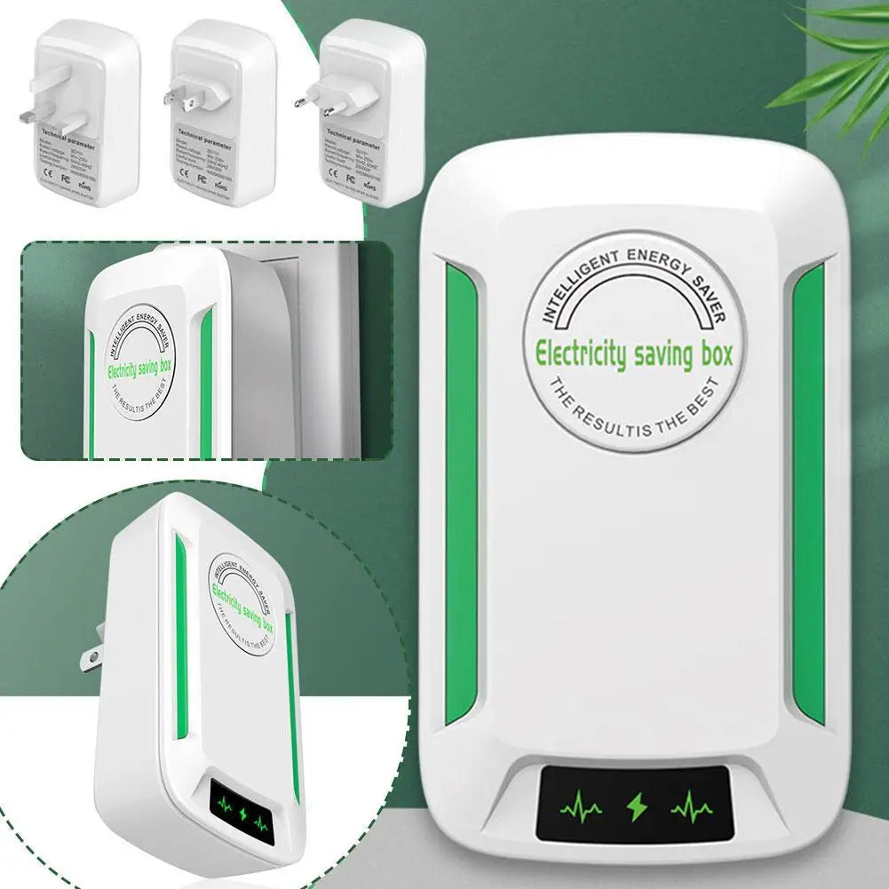 Power Saver ABS Electricity Saving Box Heat Resistant Intelligent Energy Saver for Household Office Market EU/US Plug HIP