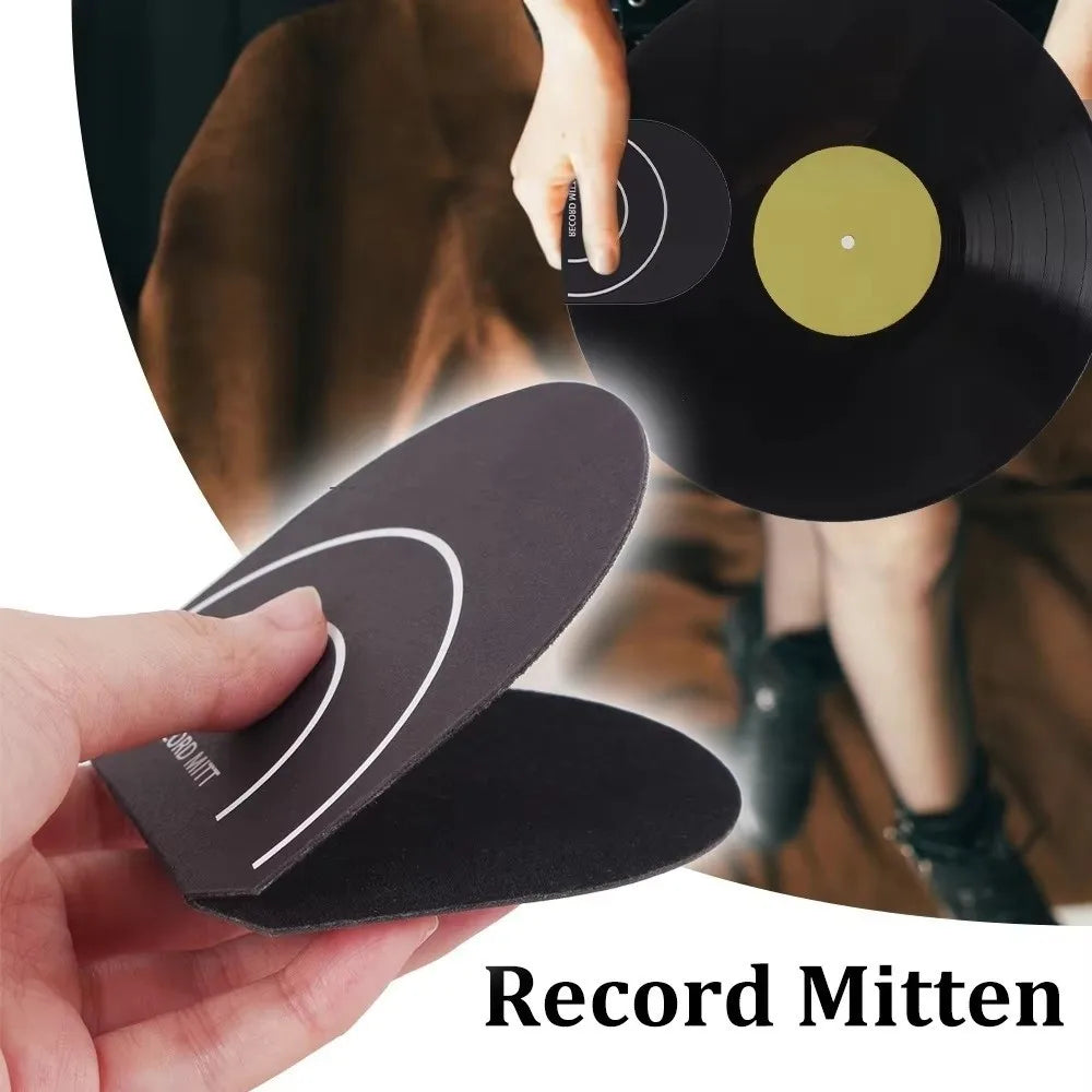Anti-Static Vinyl Record Cleaning Mitt – Microfiber Handler Record Cleaning Mitt HIP