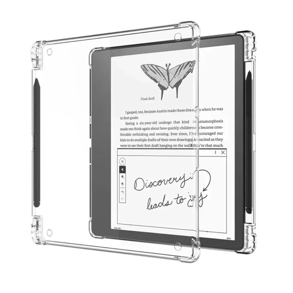 Kindle Scribe 2nd Gen 2024 10.2" Shockproof TPU Clear Case Tablet Protective Case HIP -