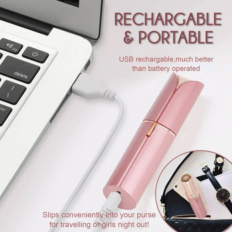 Electric Eyebrow Trimmer – Portable Lipstick Face Shaver Electric Eyebrow Trimmer HIP