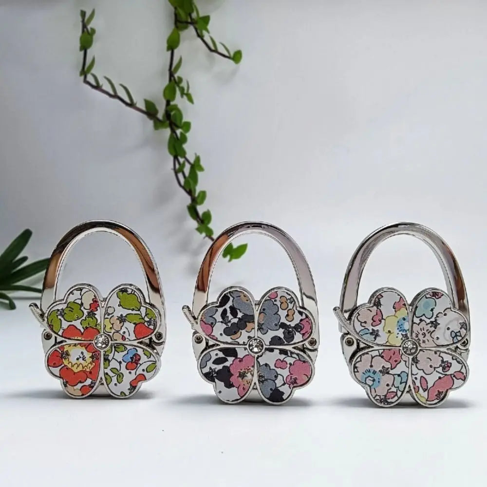 Four Leaf Clover Foldable Purse Hanger & Table Bag Hook Purse Hanger Hook HIP