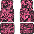 Leopard Butterfly Car Floor Mats – 4-Piece Universal Set Car Floor Mats HIP 1