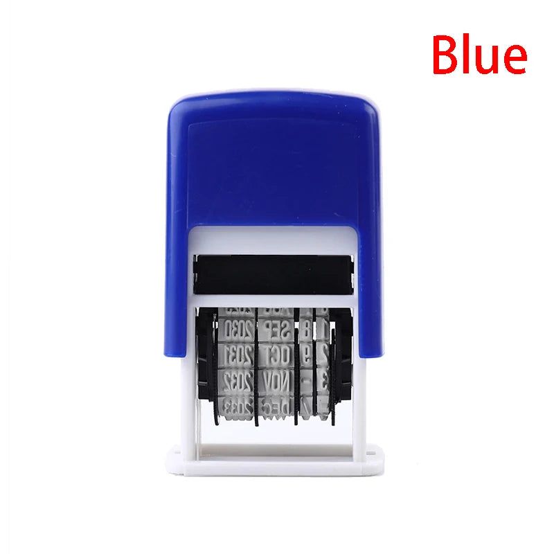 Mini Self-Inking Date Stamp – ABS Office Account Stamp Self-Inking Date Stamp HIP Blue