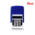 Mini Self-Inking Date Stamp – ABS Office Account Stamp Self-Inking Date Stamp HIP Blue