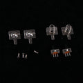 10-Pack AG13 LR44 Battery Case with Switch Button | 3V 4.5V Battery Holder Case HIP 10Pc