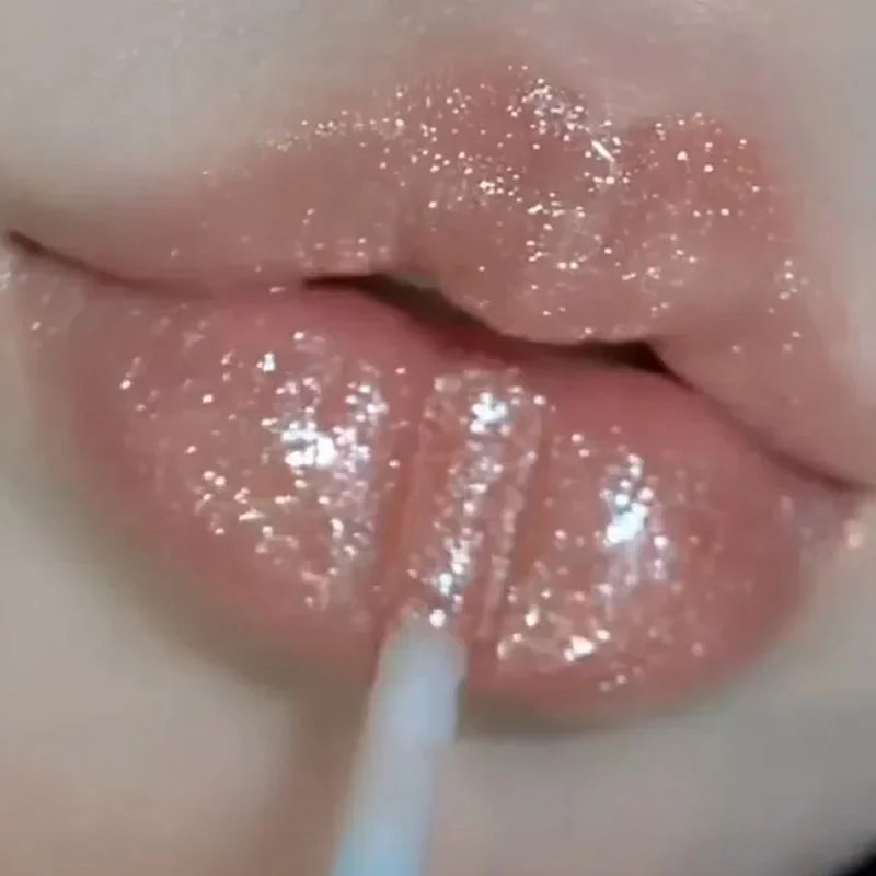 JUJU Dream Mirror Lip Gloss – Sparkling Clear Hydrating Glaze Lip Gloss HIP