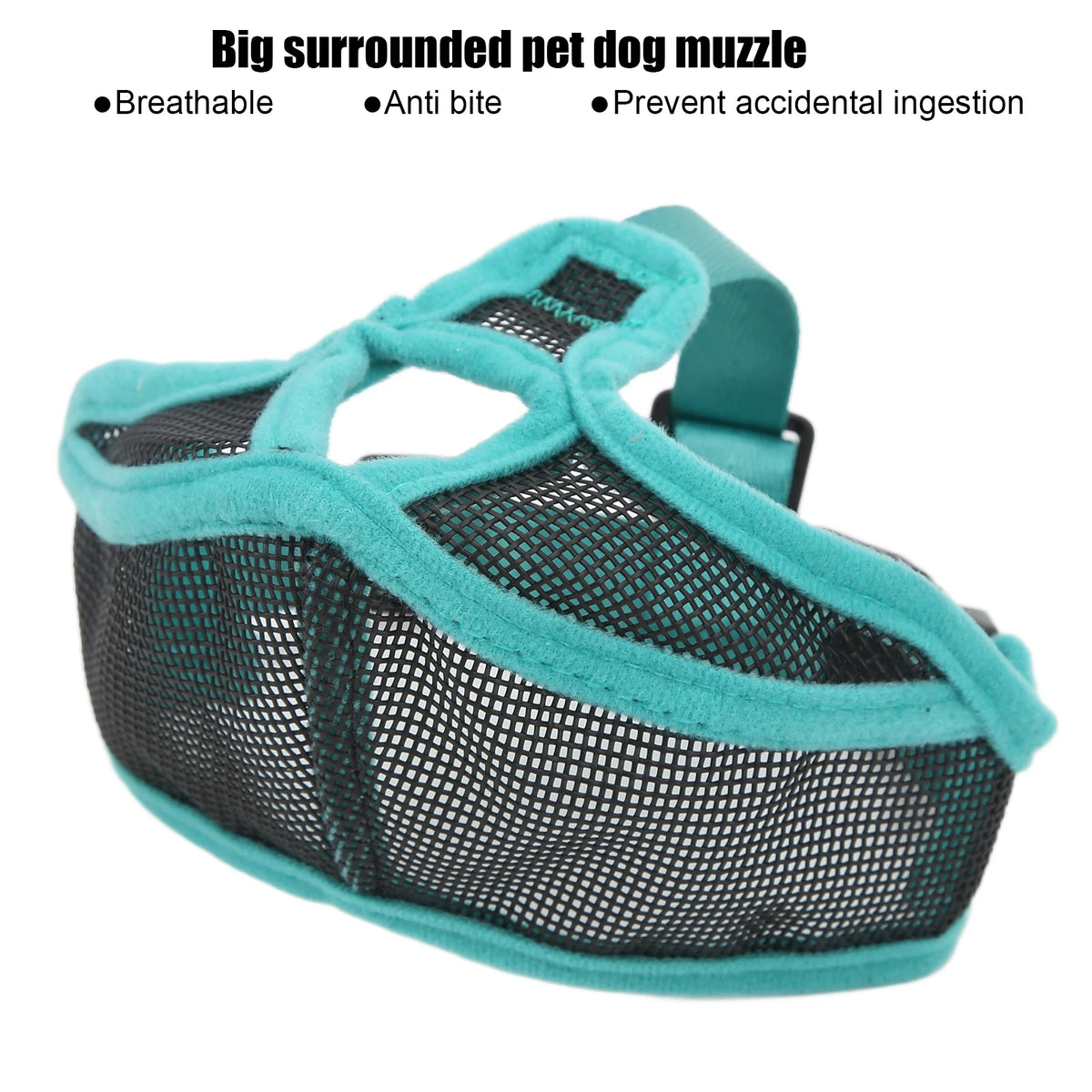 Short Snout Dog Muzzle Mesh Adjustable Breathable Anti Biting Bulldog Short Snout Muzzle for Dogs Short Snout Bulldog Muzzle HIP