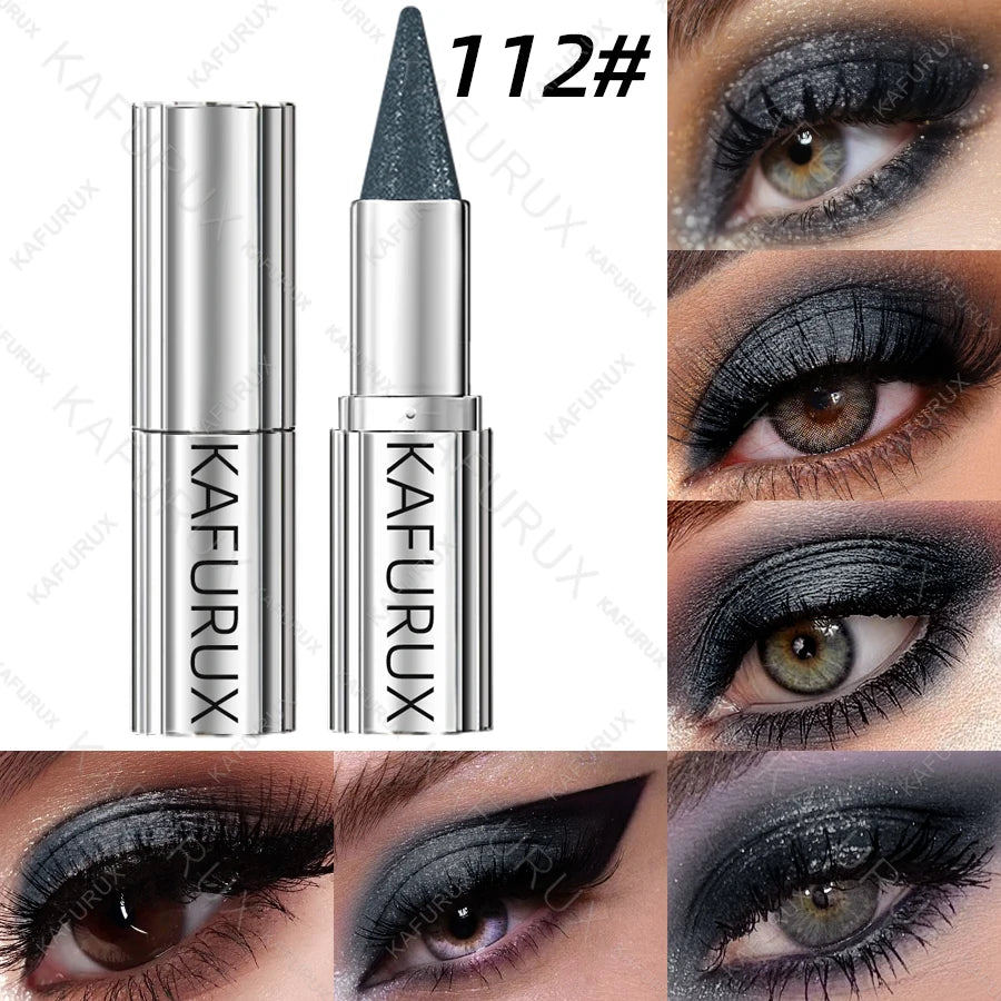 1PC Metallic Waterproof Eyeshadow Sticks Glitter Green Liner Pen Highligter Long Lasting Shimmer Eyeshadow Crayon Makeup Gifts HIP 112