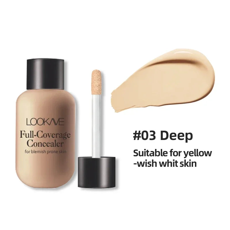 12ml Matte Makeup Foundation Cream For Face Professional Concealing Eye Dark Circle Liquid Long-lasting Corrector Cream Cosmetic HIP 03