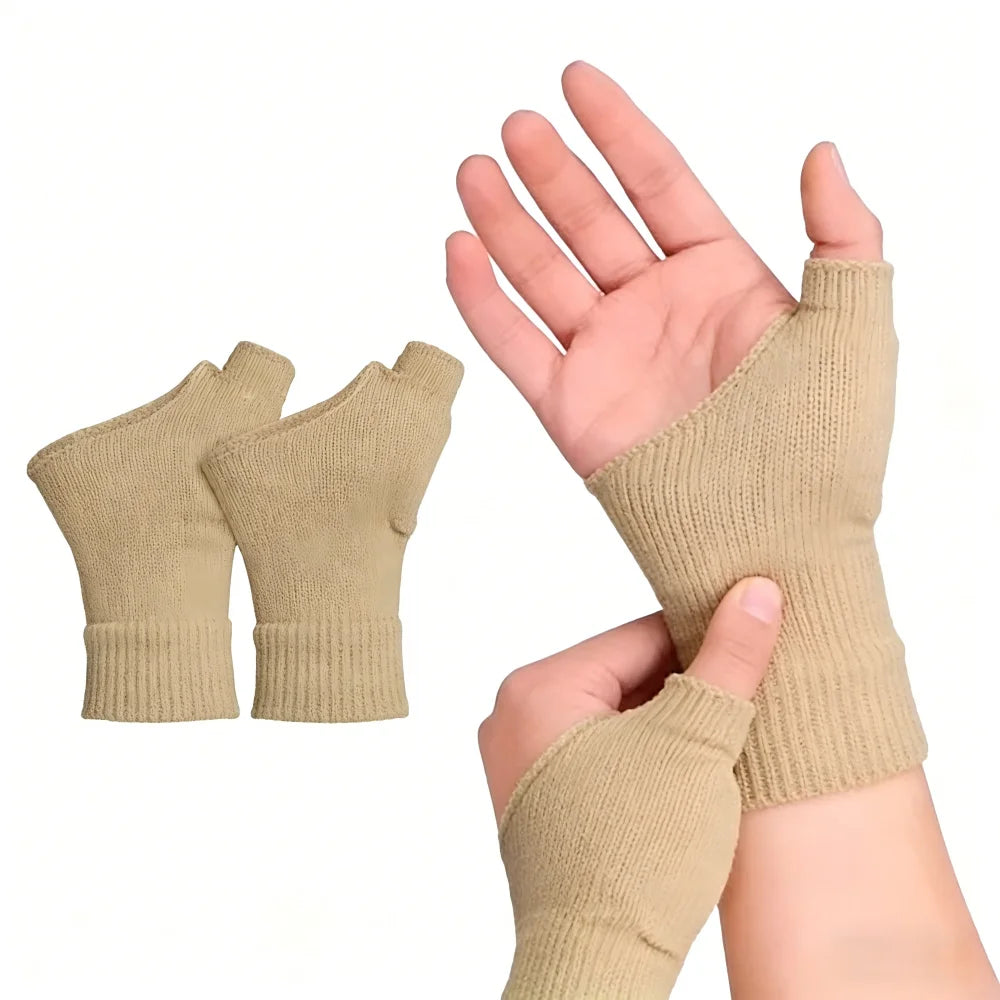 Wrist Thumb Compression Gloves with Gel Thumb Pads – 1 Pair Wrist Support Gloves HIP