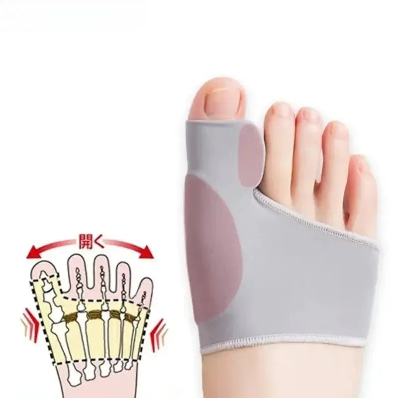 Gel Toe Separator & Big Toe Straightener – 1 Pair | HIP Toe Separator HIP