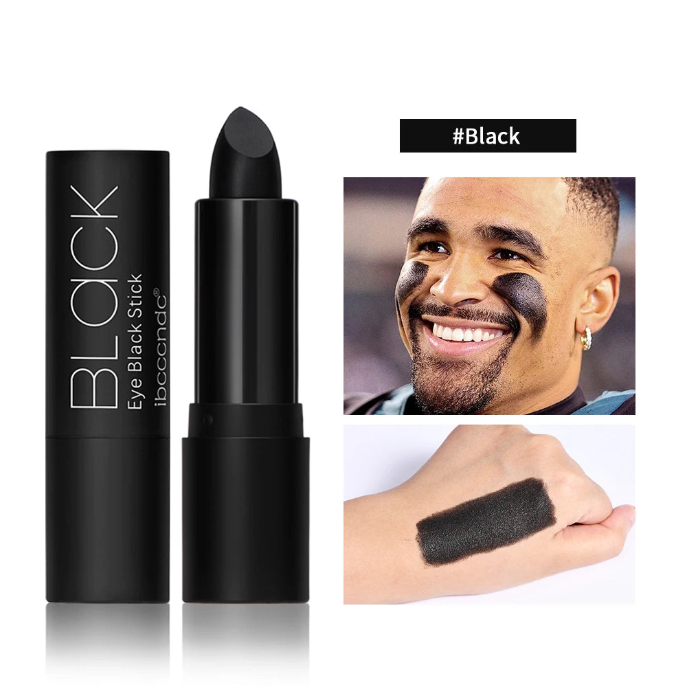 Black Cream-Blendable Face Body Paint Stick for Adults Children Eye Black Softball Football Baseball Sportsfor Halloween Makeup HIP 1black1pc