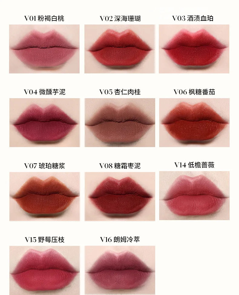 JOOCYEE Lip Gloss – Mirror Finish Mud Lip Tint & Velvet Lipstick Lip Gloss Tint HIP