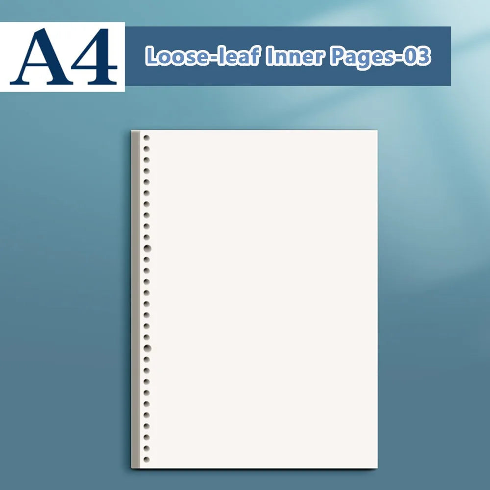 A4/A5/B5 Loose-Leaf Binder Notebook – Detachable Notepad Loose-Leaf Notebook HIP A4 Inner Pages 03