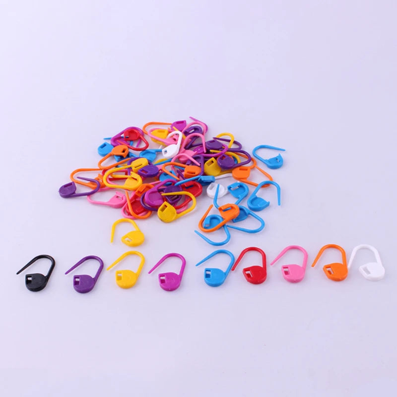 Locking Stitch Markers for Knitting & Crochet – 20/50 Pcs Stitch Marker Set HIP