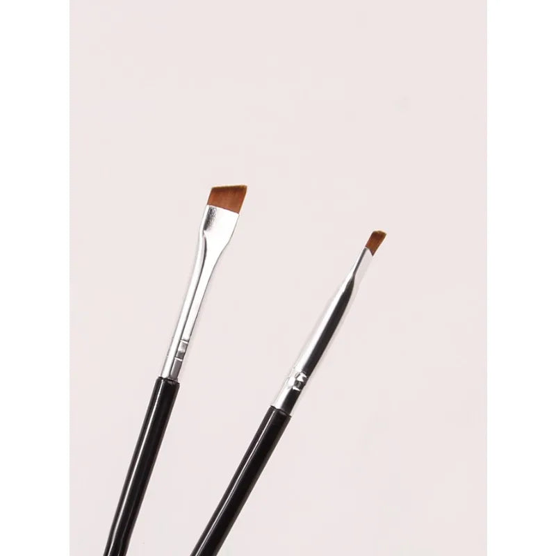 12-Piece Eyeliner & Eyebrow Brush Set – Thin Blade | HIP Eye Makeup Brush Set HIP