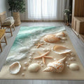 Seaside Landscape Area Rug – Washable Modern Home Carpet Decorative Area Rug HIP 5 120x160cm-Felt