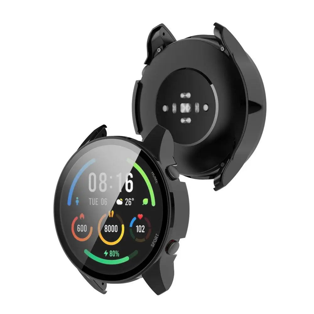 Xiaomi Mi Watch Color Sport Case + Tempered Glass Protector Smartwatch Protective Case HIP
