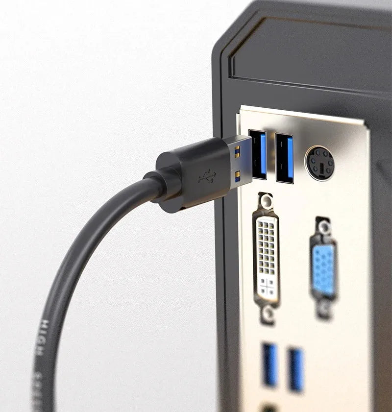 USB 3.0 Male to Male Extension Cable – Fast Data Cord USB Extension Cable HIP