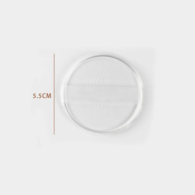 Soft Silicone Gel Powder Puff Sponge For Cosmetic Face Foundation BB Cream No Powder Eating Powder Cosmetic Puff Makeup Tools HIP Circular