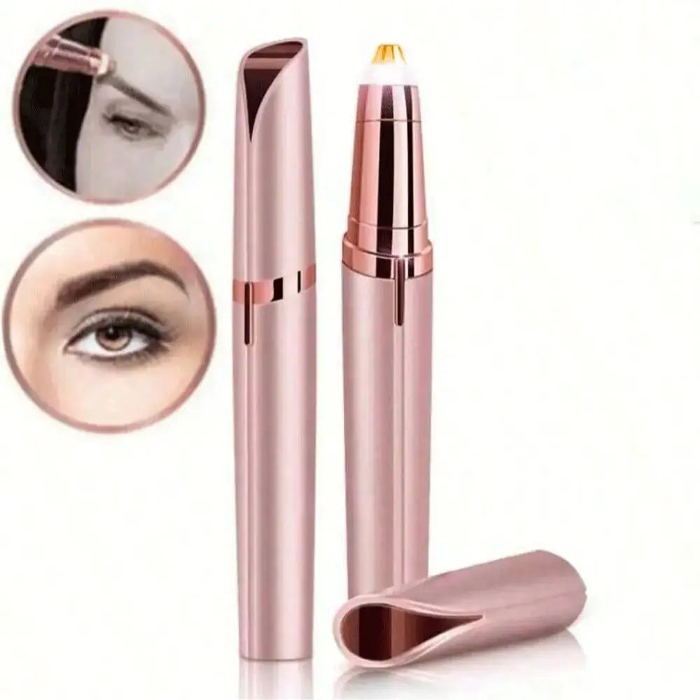 Women's Electric Eyebrow Trimmer & Face Hair Remover Electric Eyebrow Trimmer HIP Pink