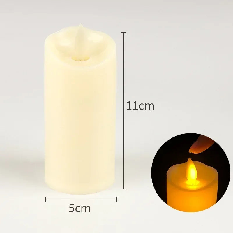 Flameless LED Candles Battery Powered – Wedding & Party Decor Flameless LED Candle HIP 5cm-11cm