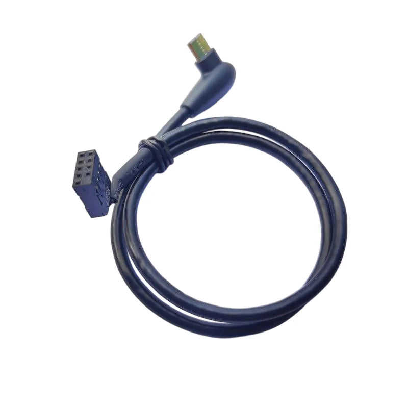 Angled USB-C to 9-Pin Motherboard Cable | OULLX USB Cable Adapter HIP