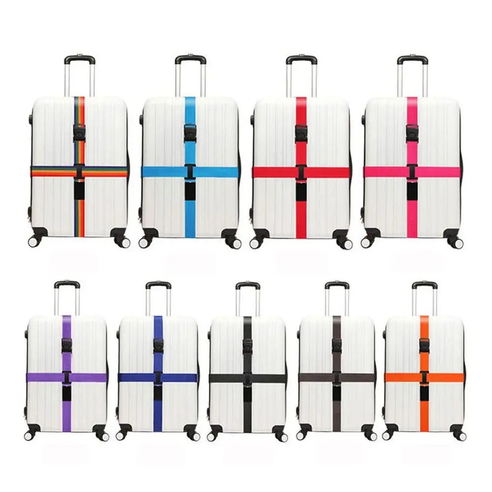 Adjustable Luggage Strap with Password Lock – Anti-Theft Luggage Security Strap HIP