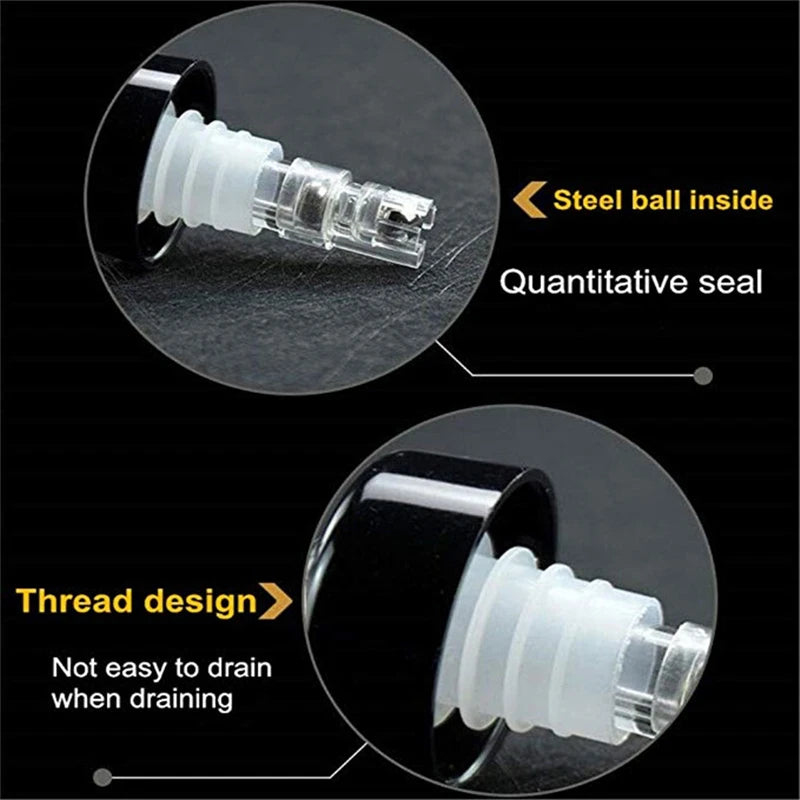 12-Pack 30ml Measured Bottle Pourers – Automatic Bar Dispenser Measured Bottle Pourer HIP