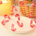Christmas LED String Light Santa Claus Gingerbread Man Xmas Tree Ornament Christmas Decoration For Home New Year Party Kids Gift HIP Crutch 2M