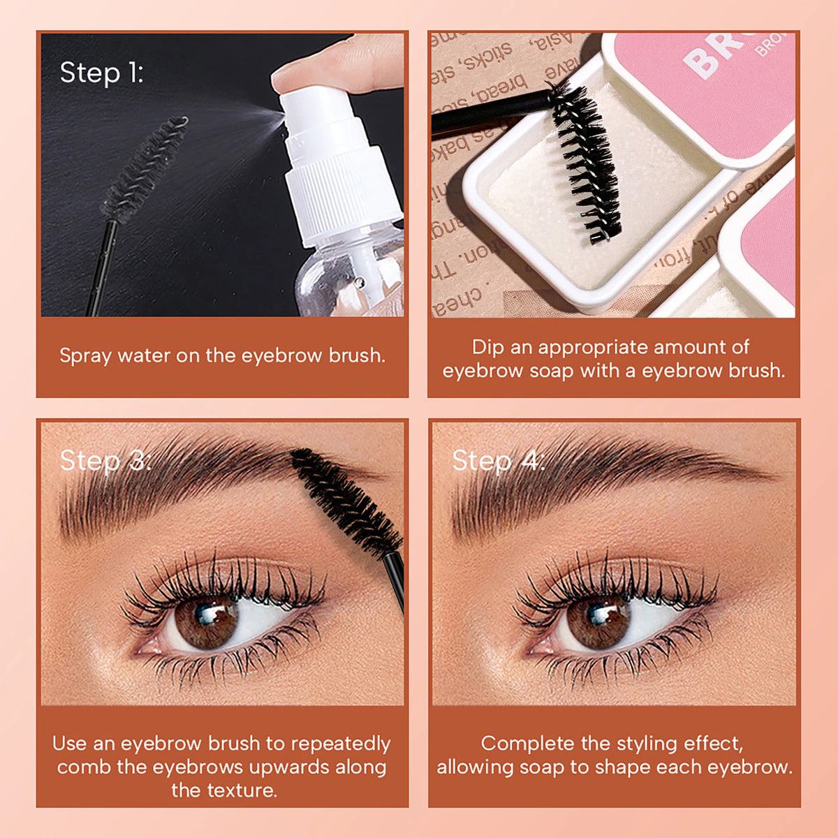 3D Eyebrow Styling Soap Wax – Waterproof & Long-Lasting Eyebrow Styling Soap HIP