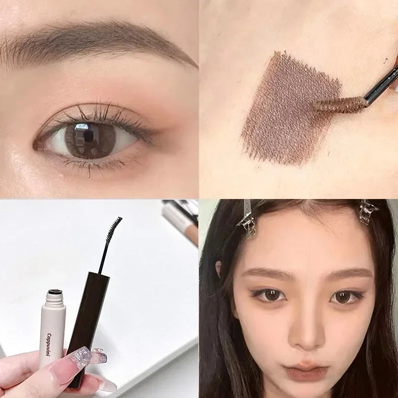 Natural Eyebrow Enhancer Dye Gel Tint Set Waterproof Long Lasting Quick Dry Dyeing Brow Tattoo Tinted Cream Brow Makeup Cosmetic HIP 02