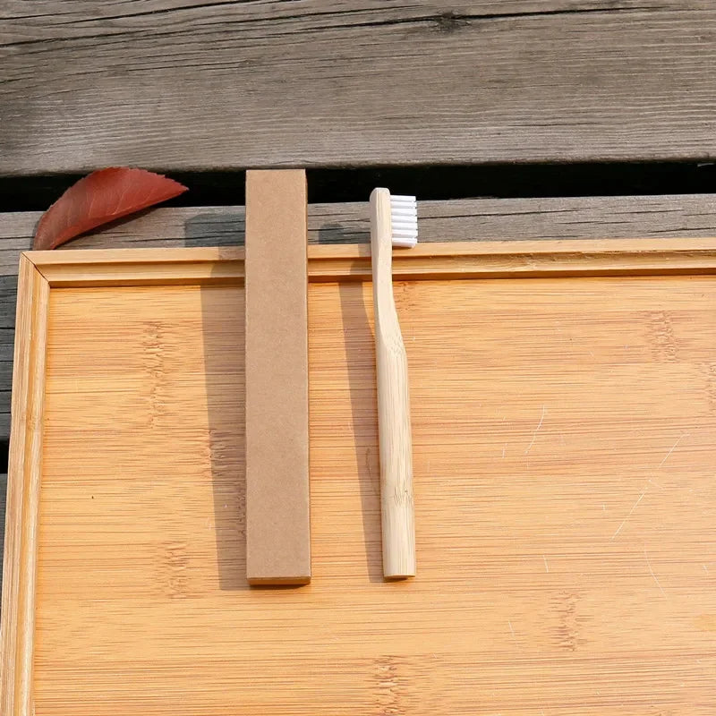 Bamboo Charcoal Toothbrush Zero Waste Travel Toothbrush Eco Friendly Bristle Toothbrush Natural Biodegradable Wooden Toothbrushe HIP